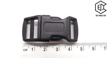 Klickschnalle schwarz 20 mm